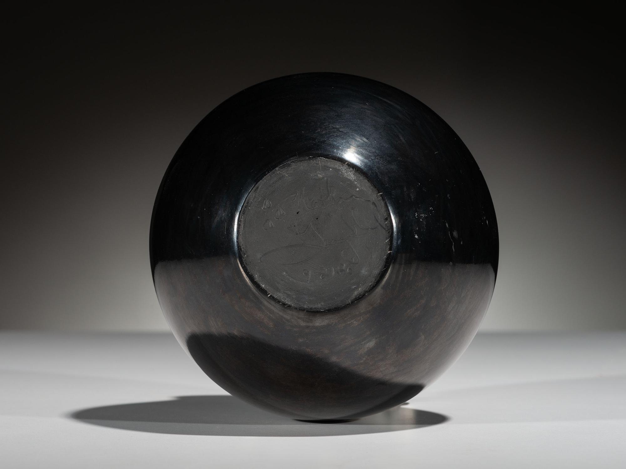 Blackware Pottery Jar September 21, 1976