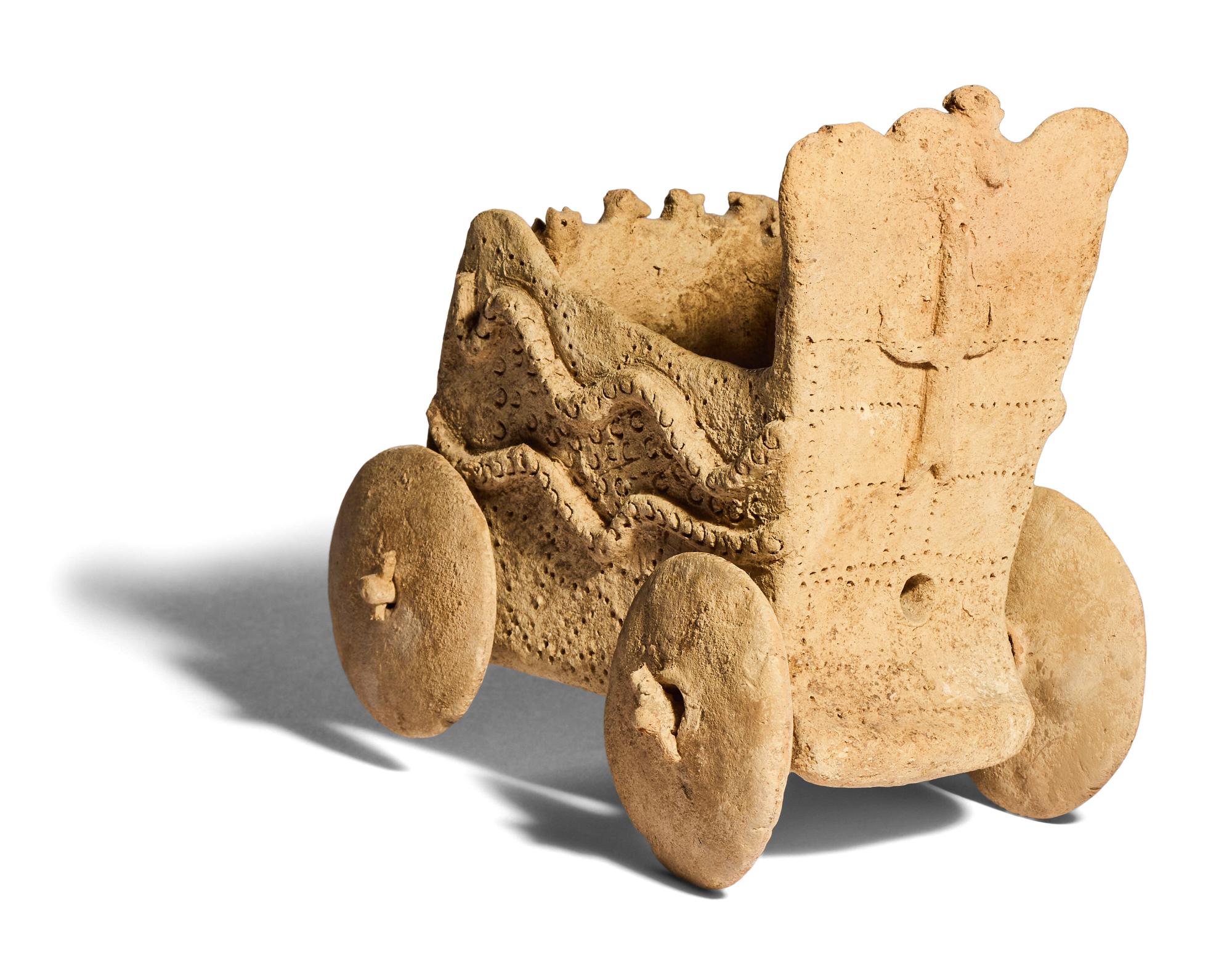 A Syro-Hittite Terracotta Chariot Model