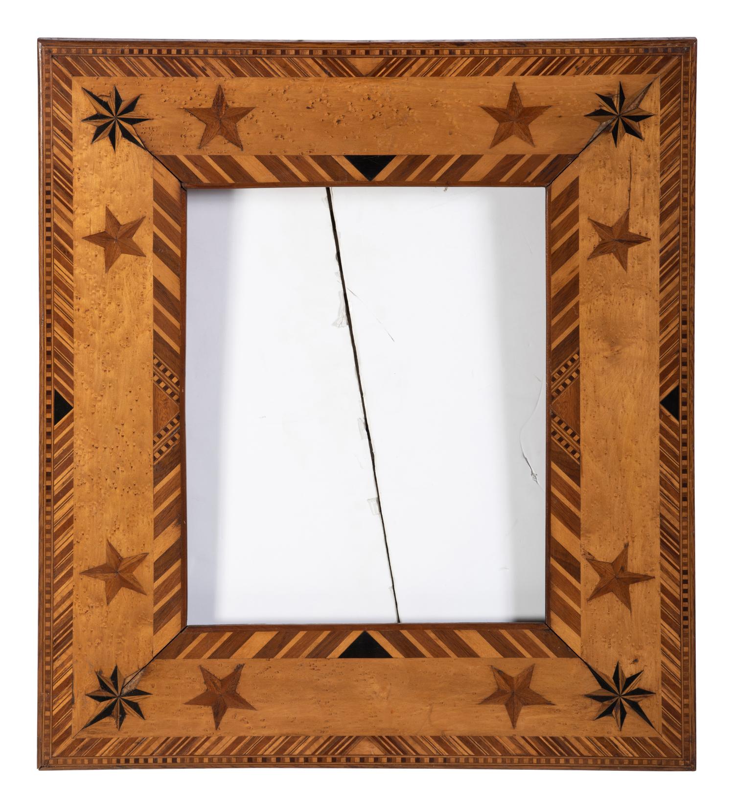 Four Wooden Folk Art Frames