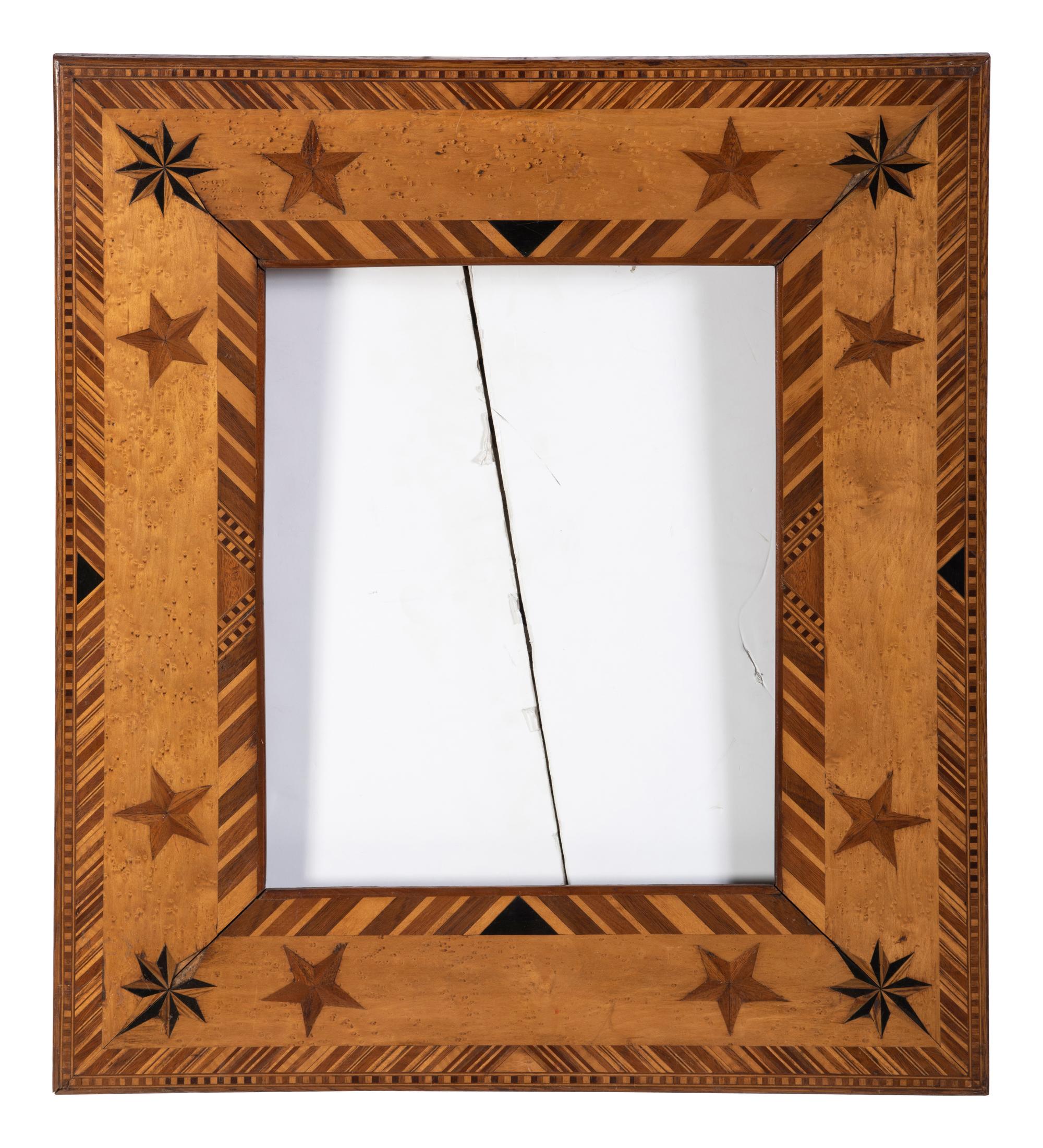 Four Wooden Folk Art Frames