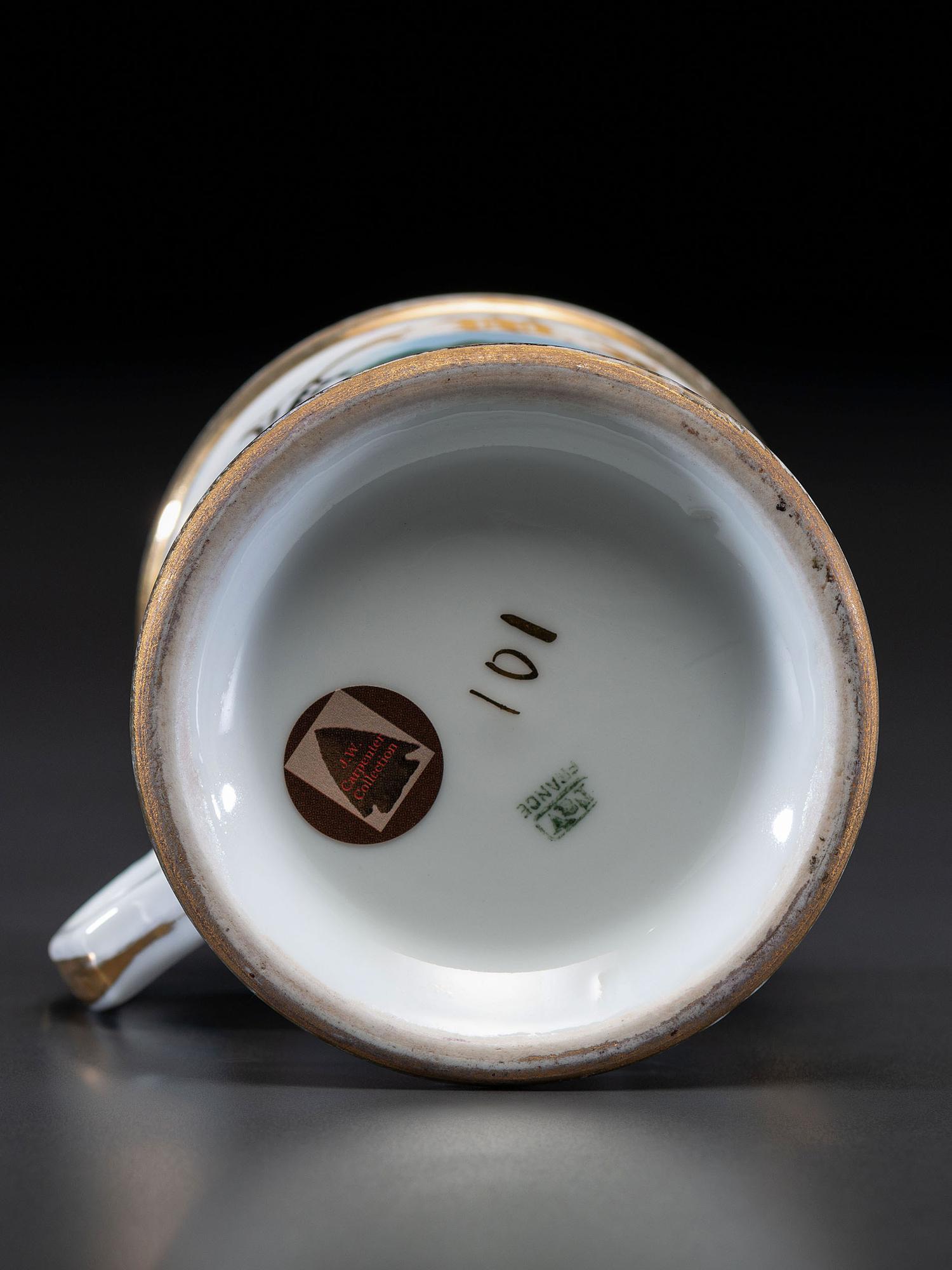 A Motorist's Porcelain Occupational Shaving Mug Belonging to Fred Straub