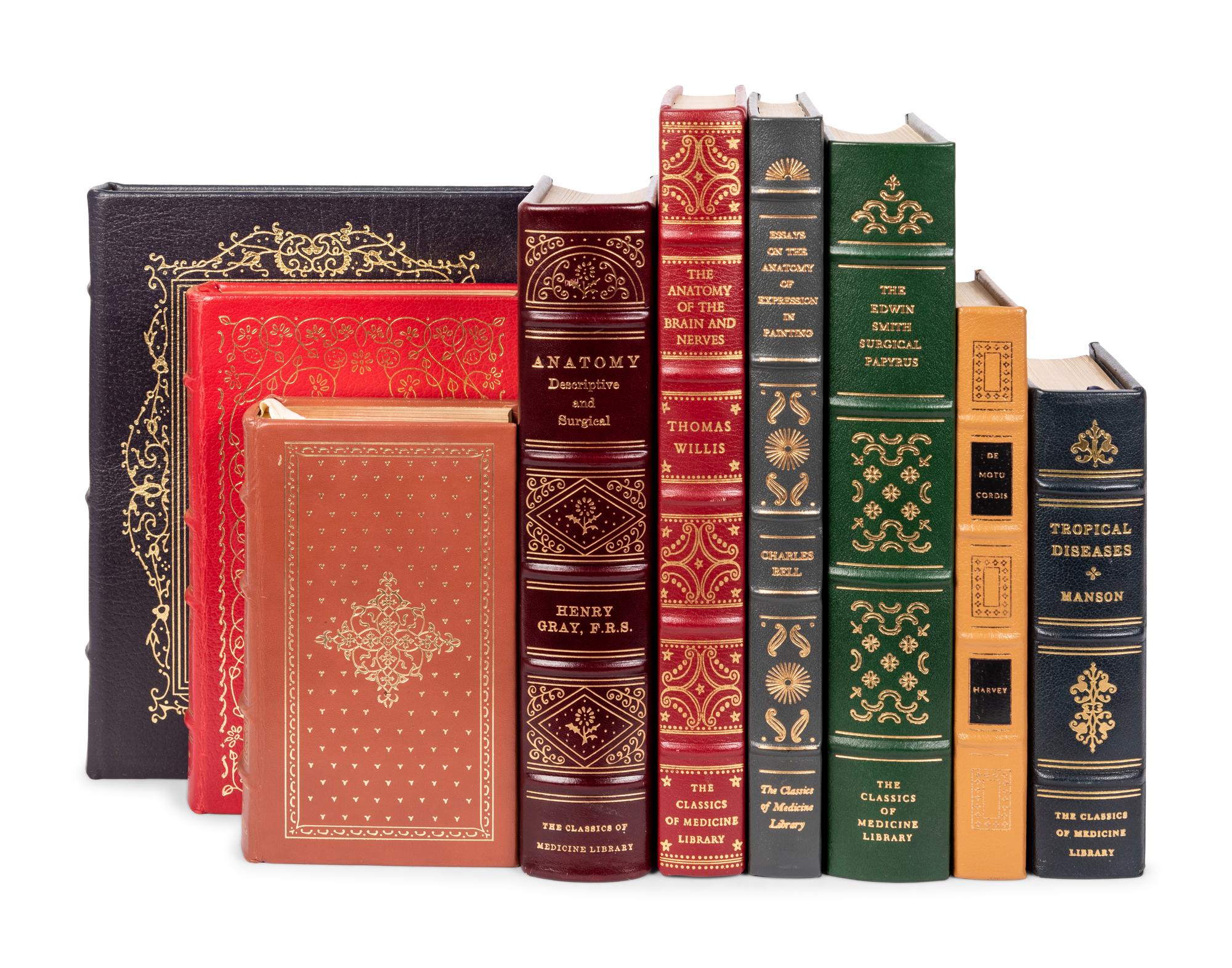 [BINDINGS]. 18 works from the Classics of Medicine Library, including: