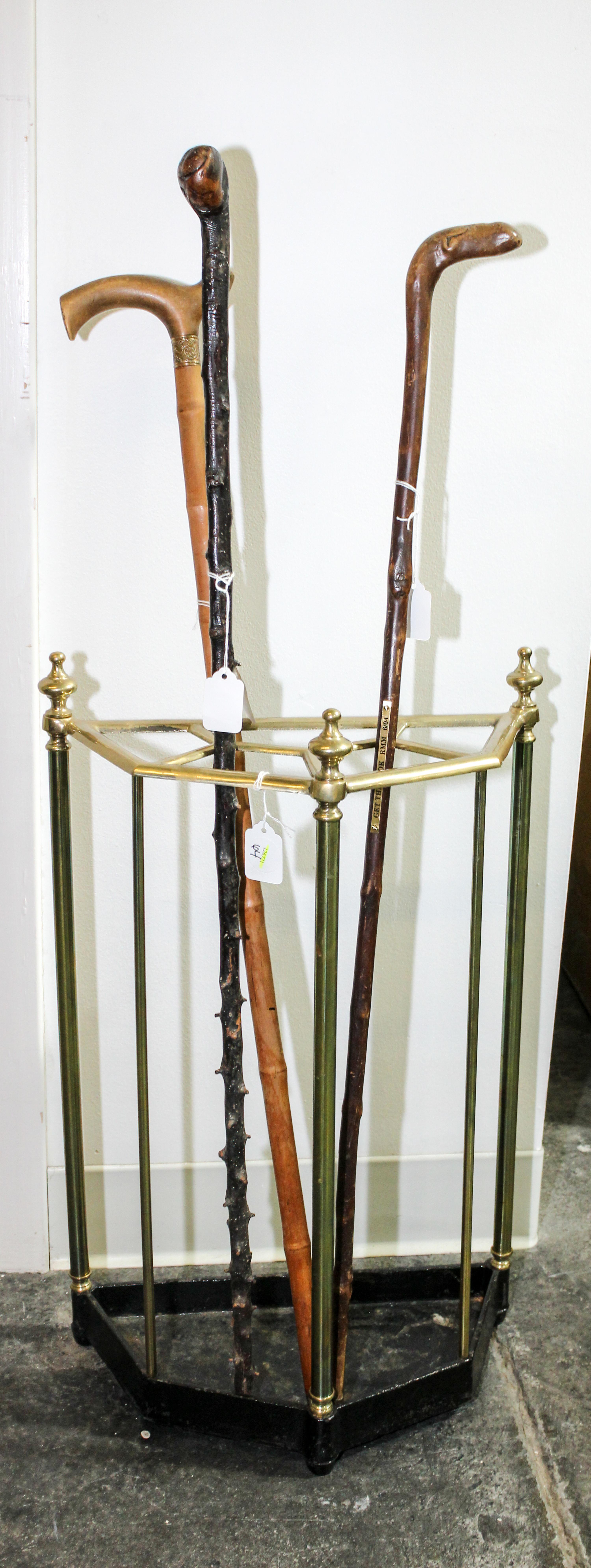 A Group of Three Canes Length of longest 36 inches.
