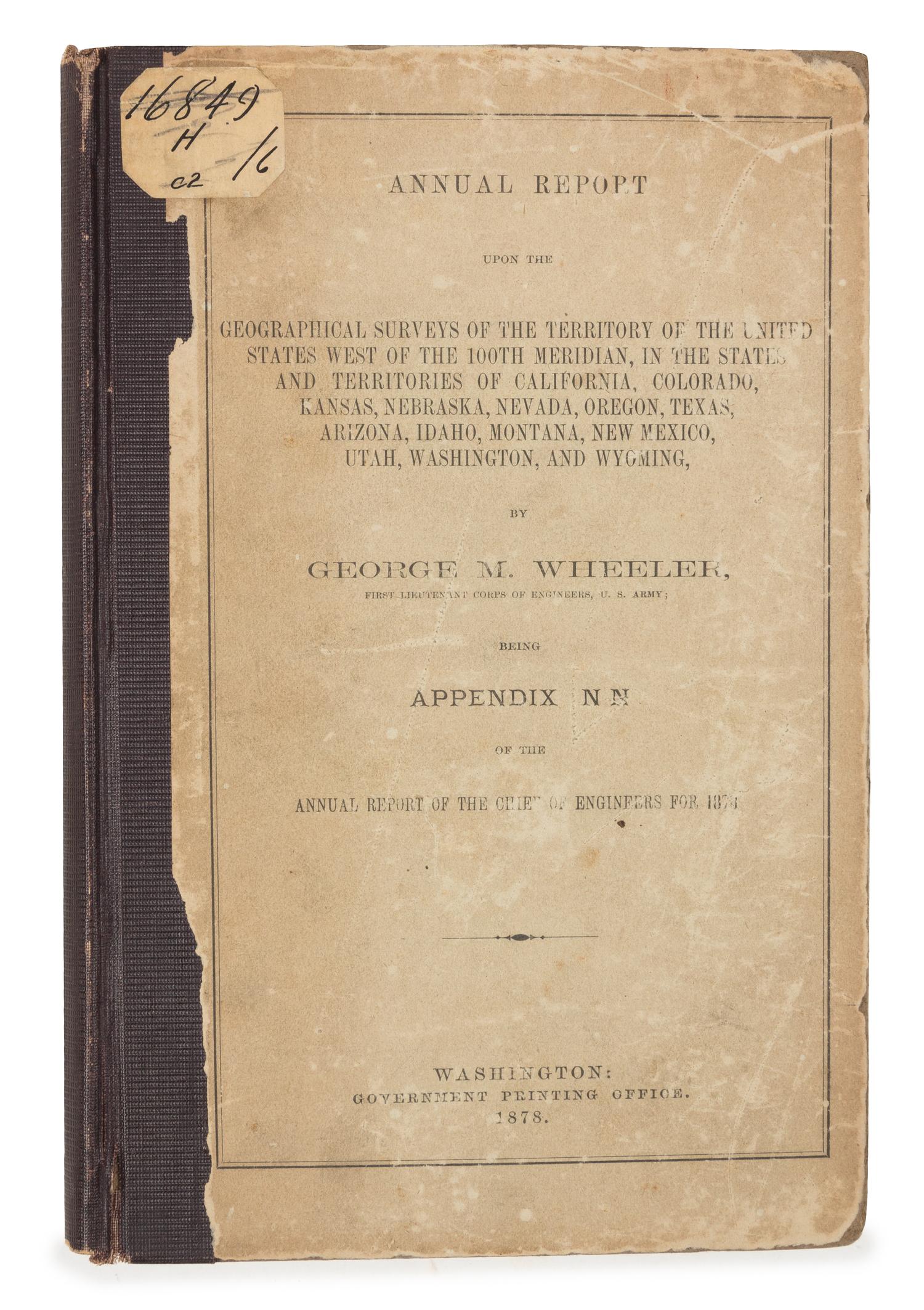 WHEELER, George Montague (1842-1905)