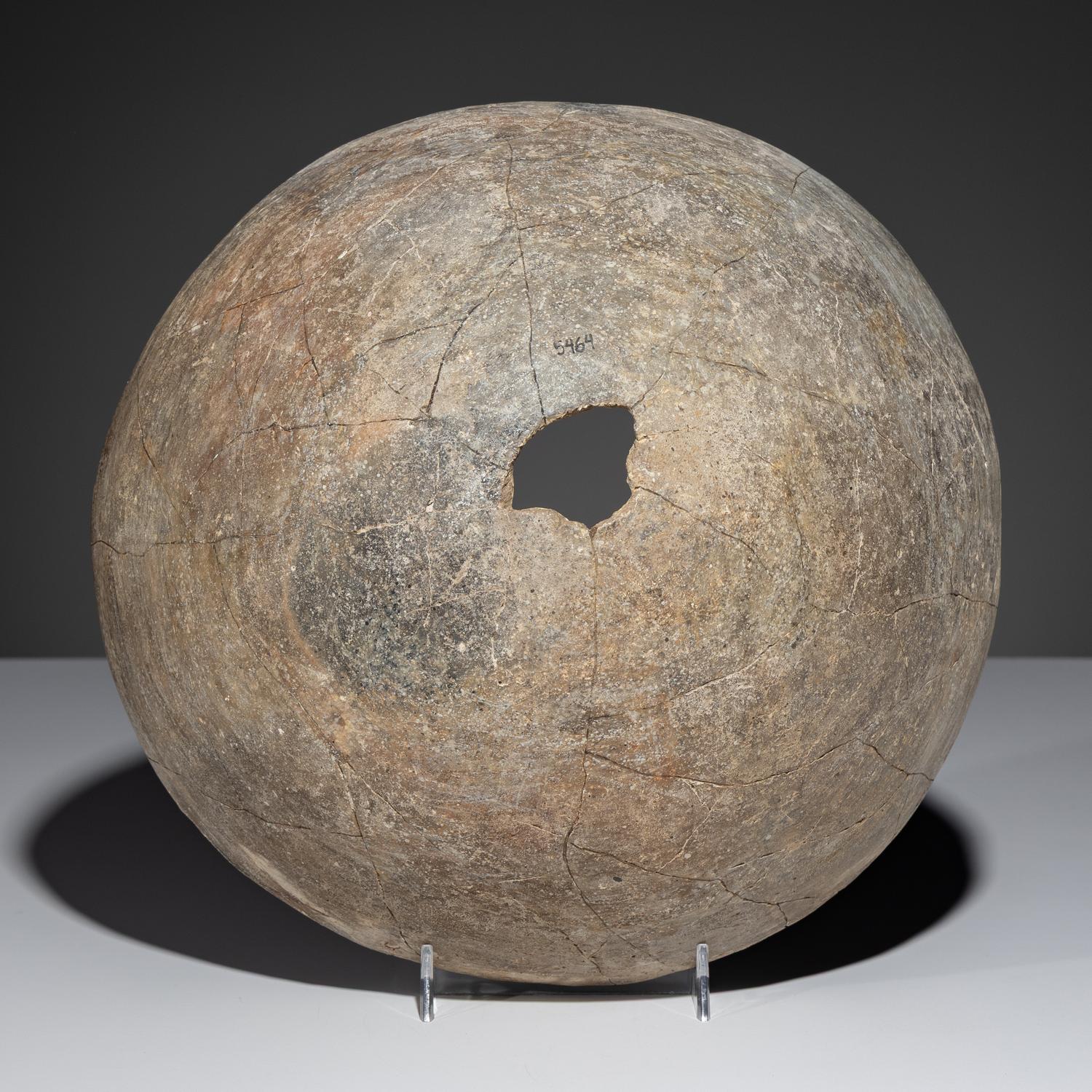 Ancestral Pueblo, Mimbres Classic Black-on-White Pottery Bowl, with Star or Blossom Design