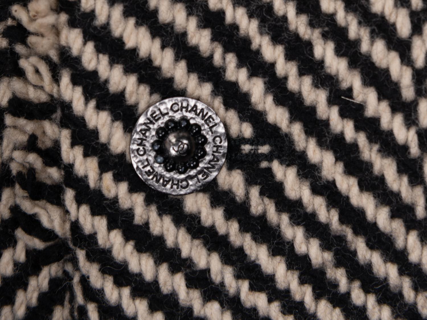 Chanel Wool Herringbone Skirt Suit, Fall 2006