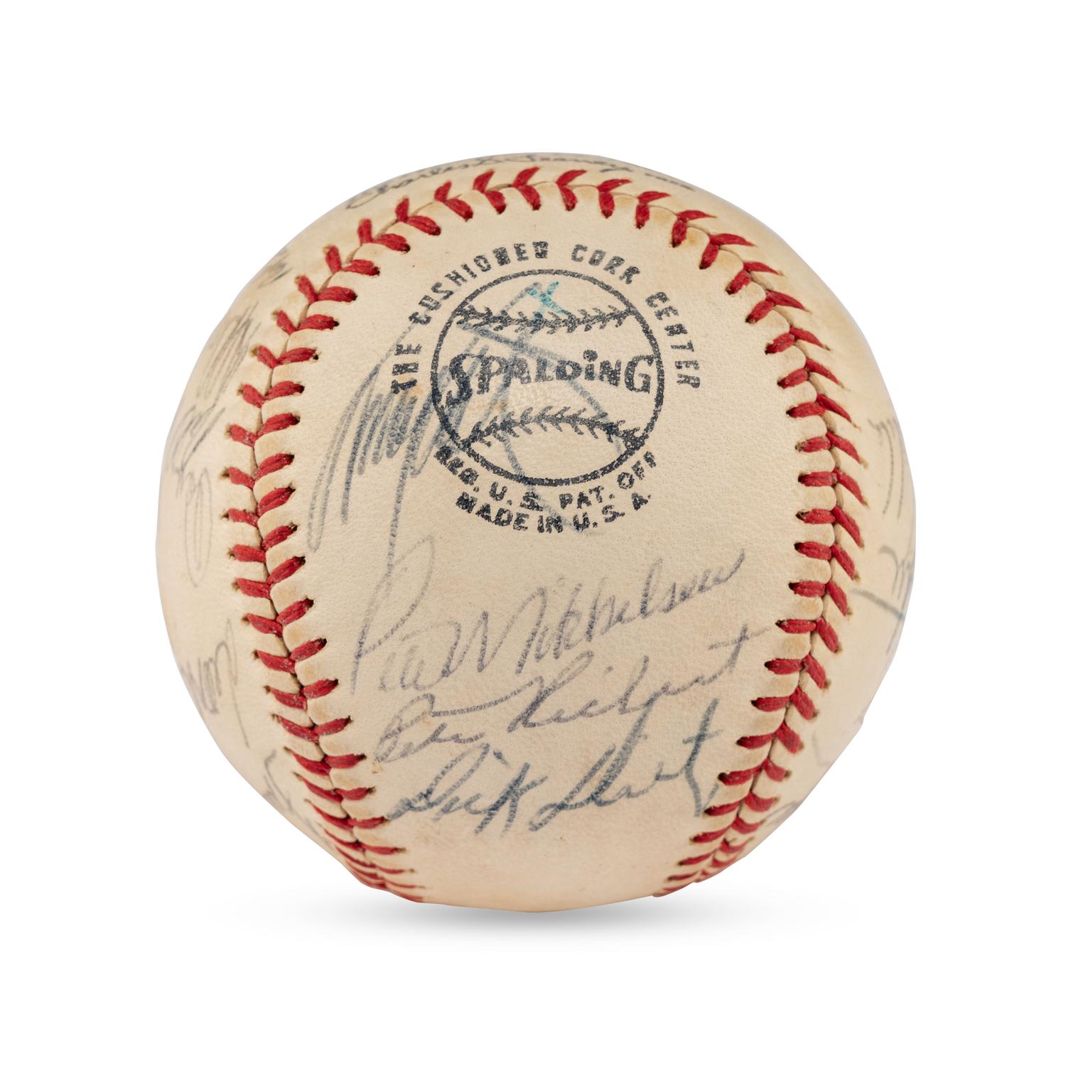 A 1972 Los Angeles Dodgers Team Signed Autograph Baseball (Beckett Authentication Services)
