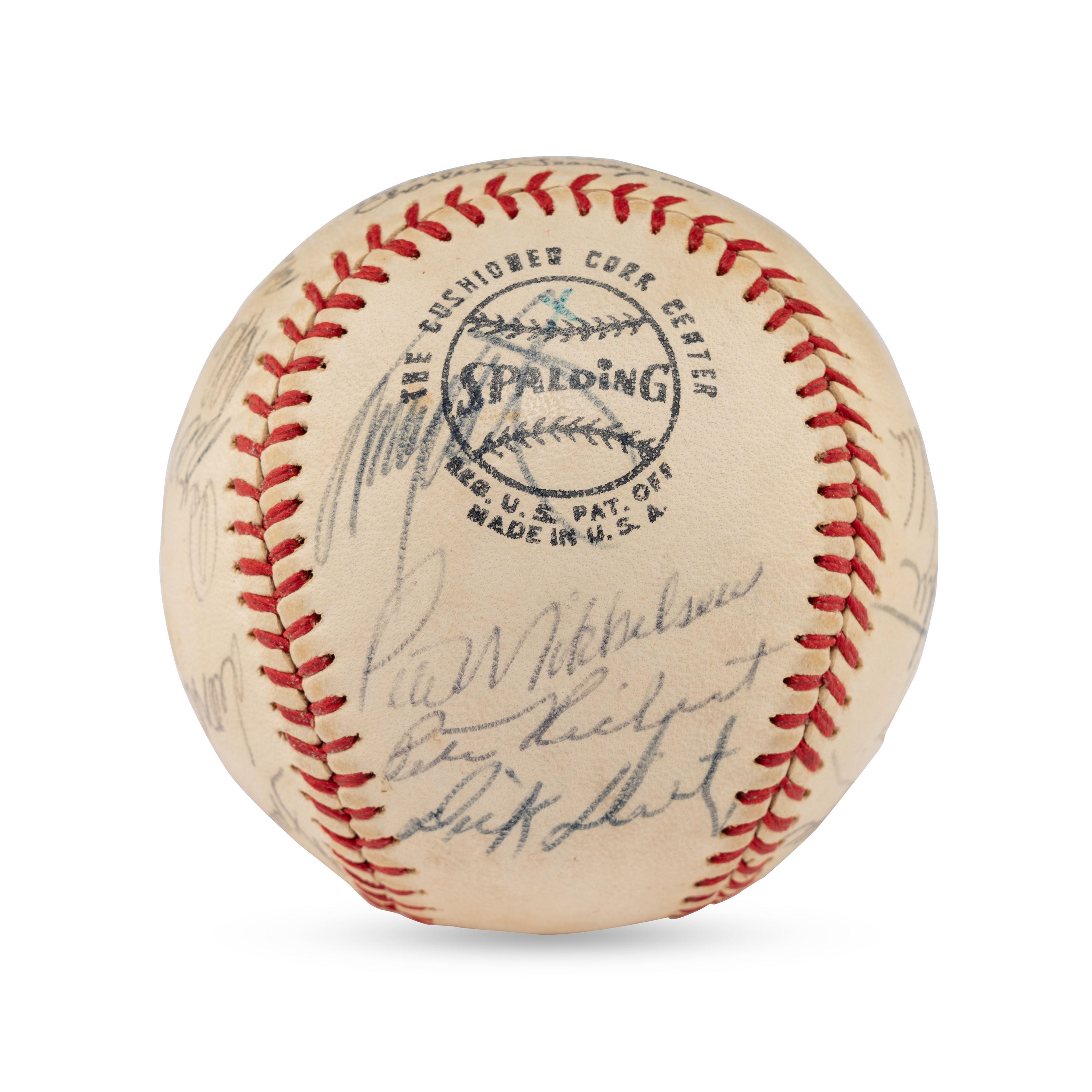 A 1972 Los Angeles Dodgers Team Signed Autograph Baseball (Beckett Authentication Services)