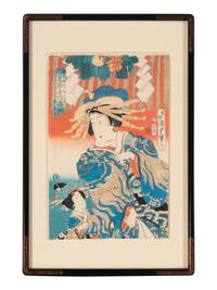 Six Japanese Woodblock Prints