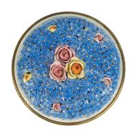 A Meissen Porcelain and Gilt Metal "Forget Me Not" Box — 19TH/20TH CENTURY