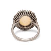 OPAL AND DIAMOND RING