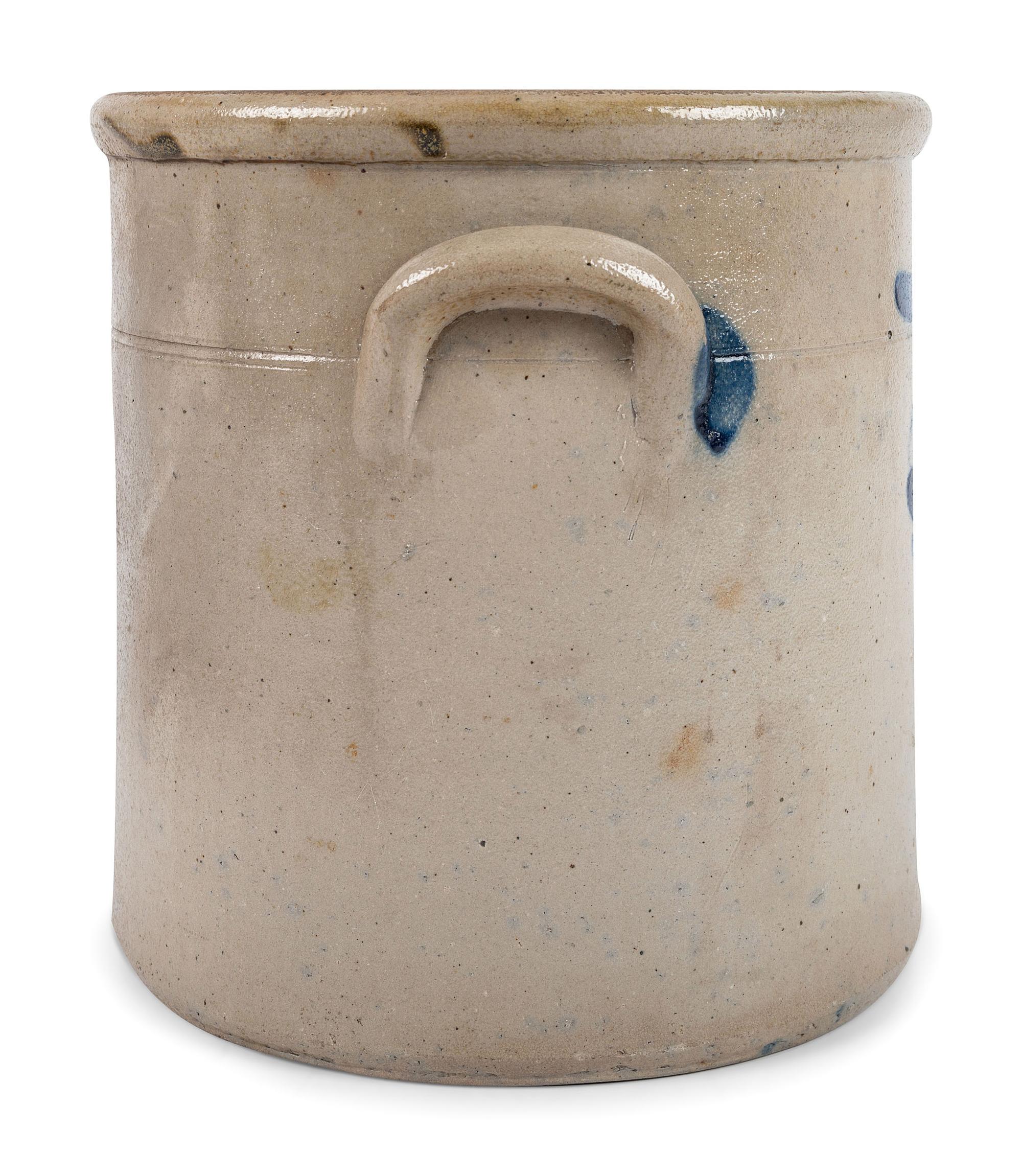 A Cobalt-Decorated Ohio Stoneware Crock