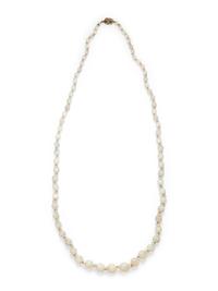OPAL AND GLASS BEAD NECKLACE