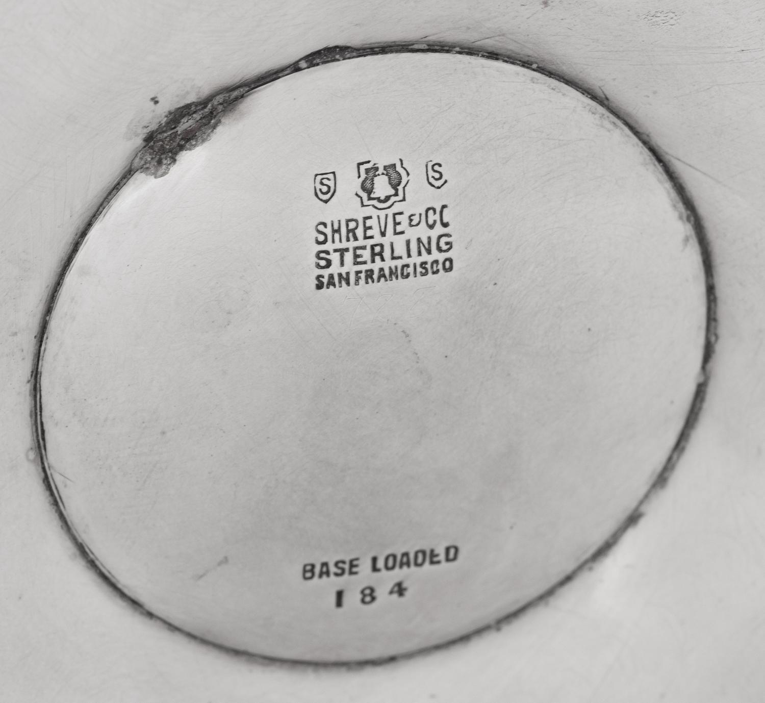 A Group of Three American Weighted Silver Articles