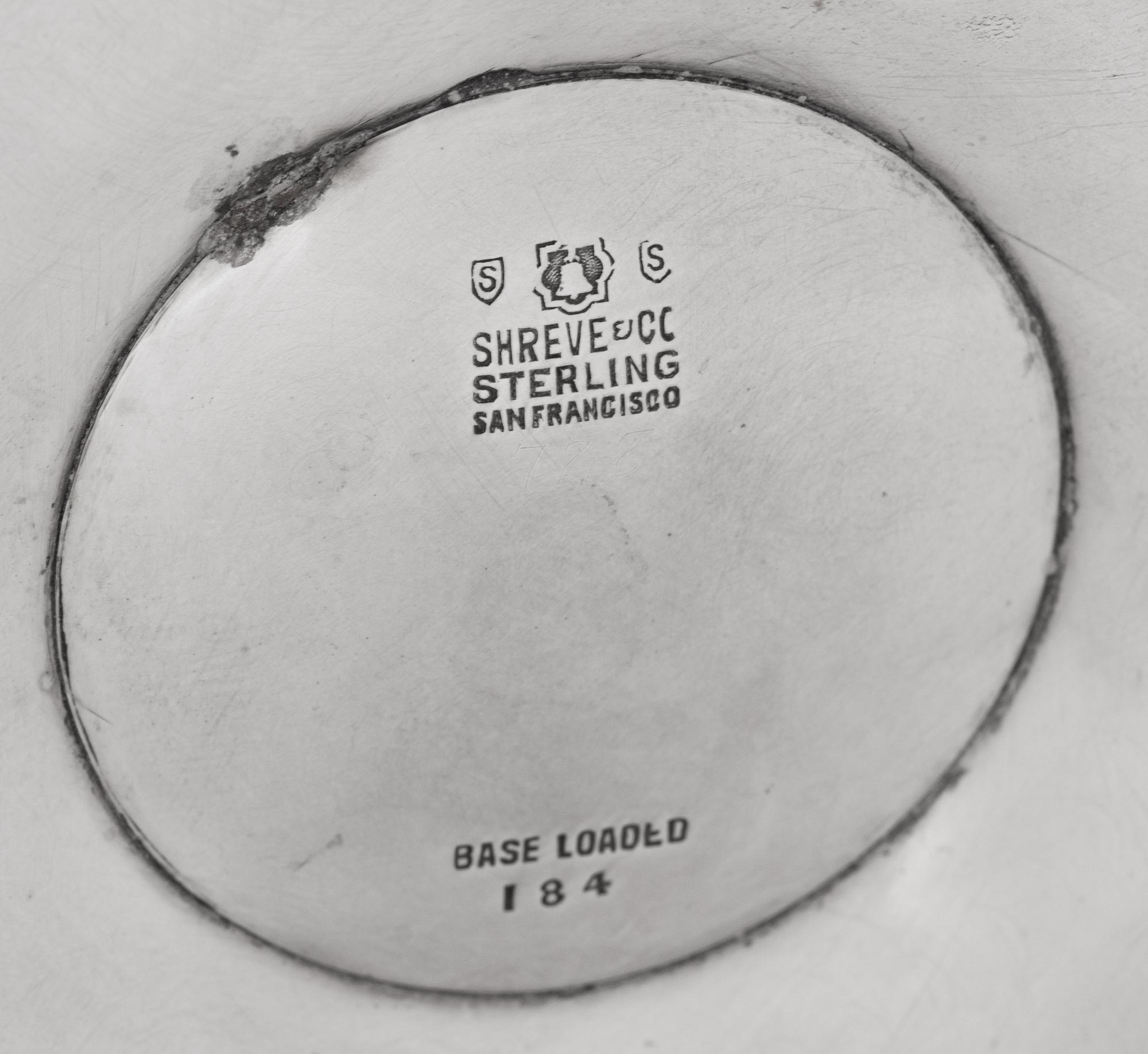 A Group of Three American Weighted Silver Articles