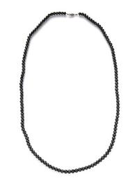 BLACK DIAMOND AND DIAMOND NECKLACE