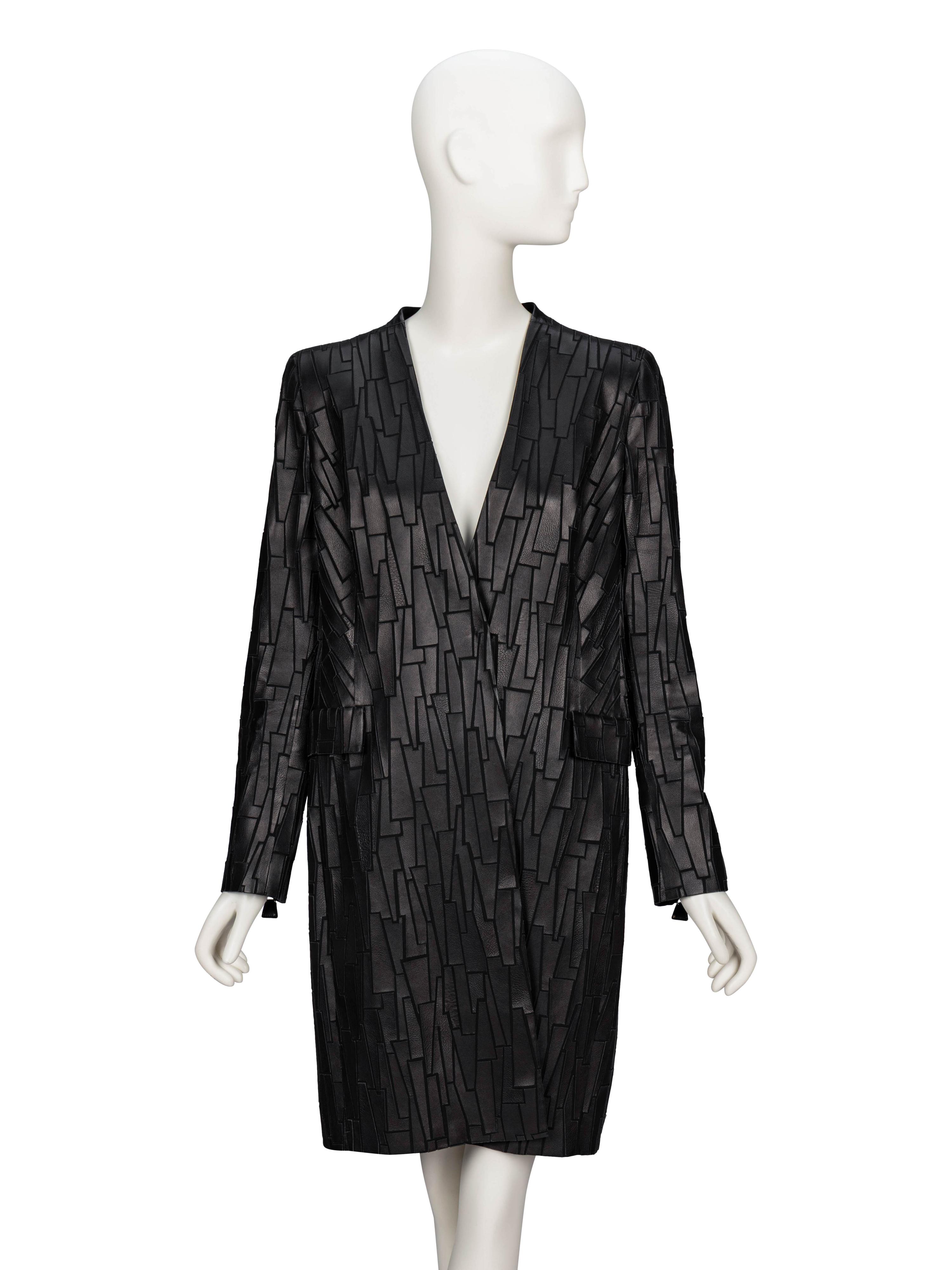 Akris, Bonded Patchwork Leather Jacket