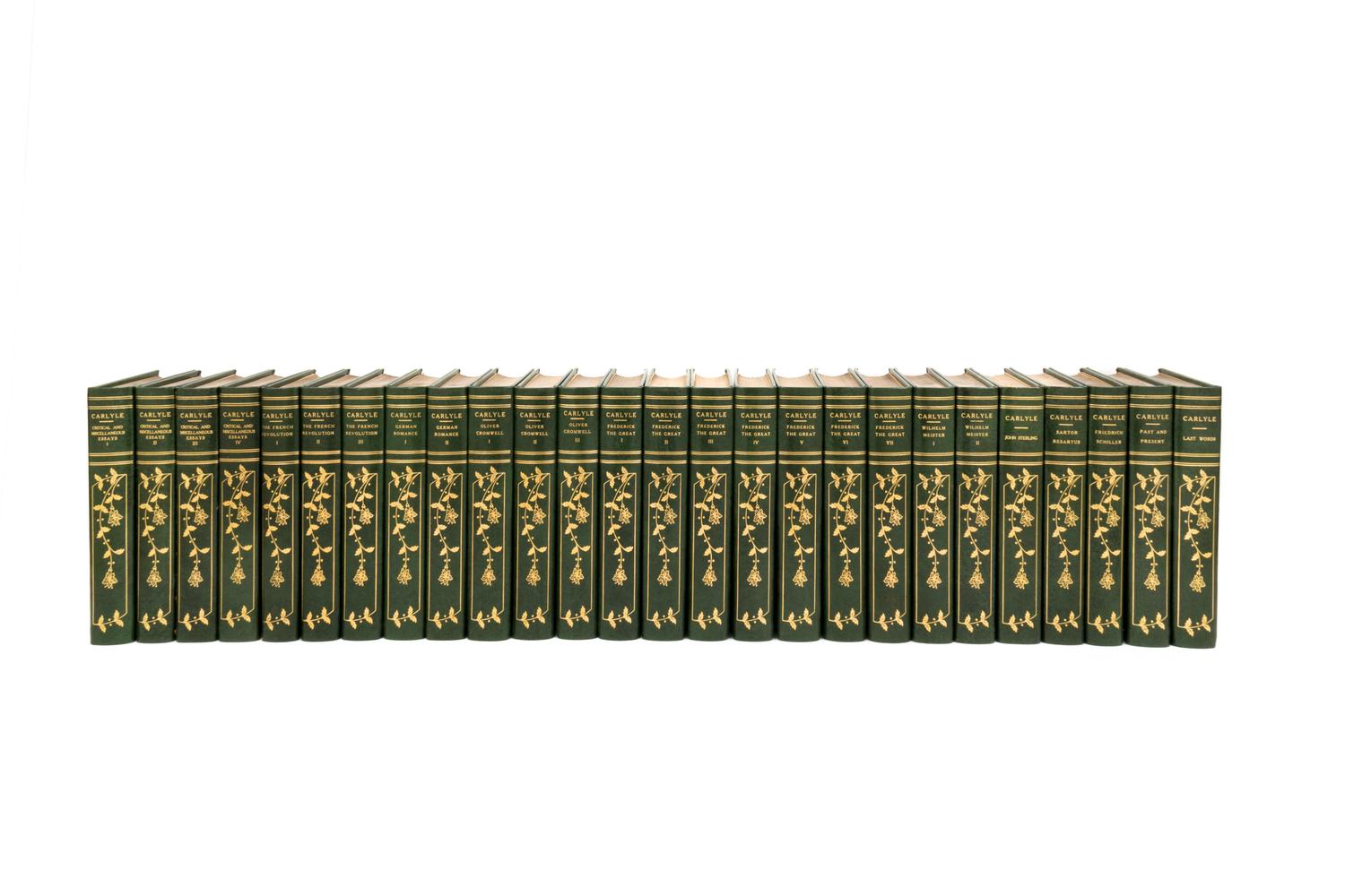 CARLYLE, Thomas (1795-1881). Works. Boston: Dana Estes & Company, n.d.