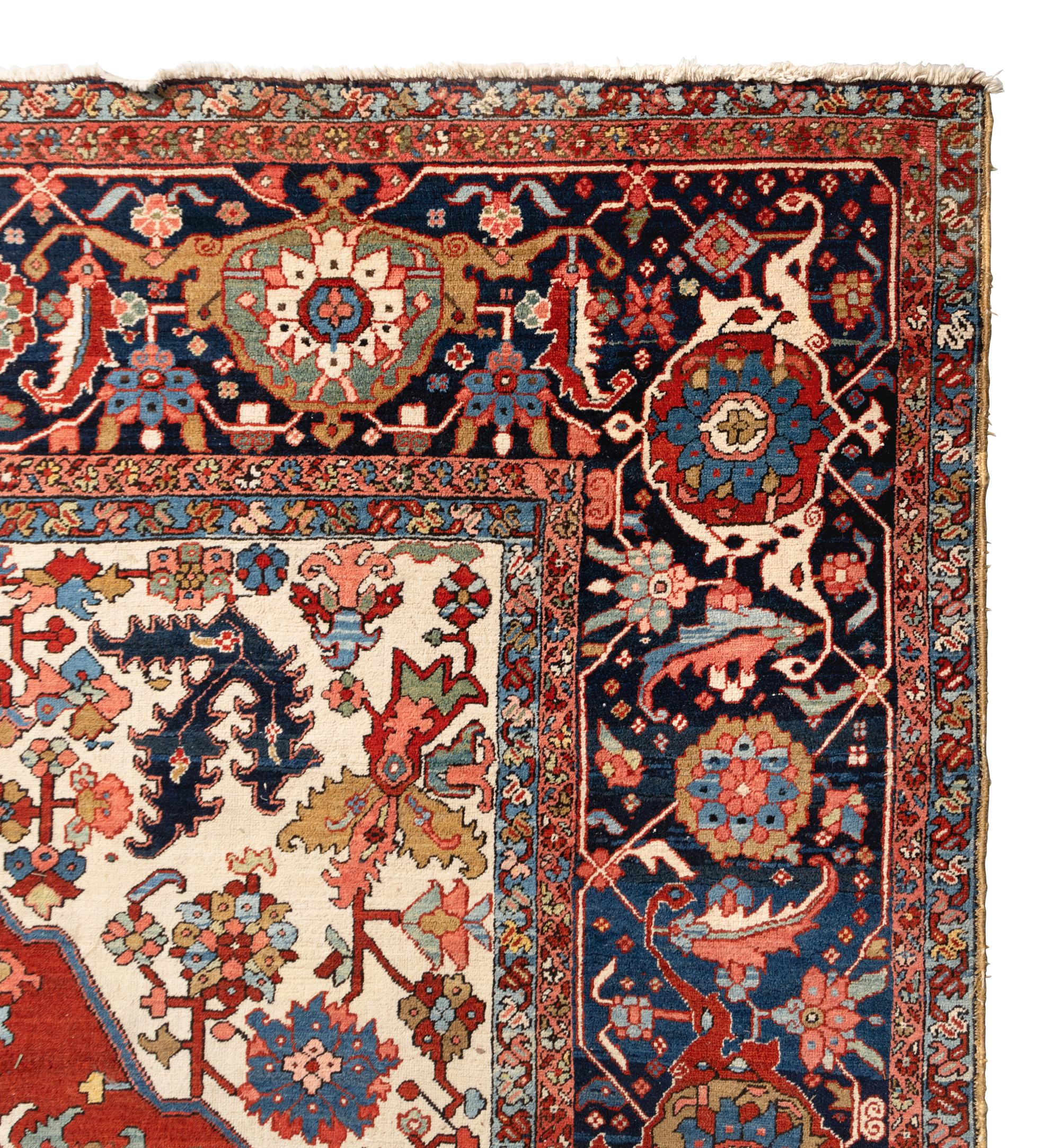 A Heriz Rug