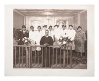[EARLY PHOTOGRAPHY]. Church Group, 1938 . New York, NY: G.G.G. Photo Studio, operated by noted Harlem photographer James VANDERZEE (1886-1983).