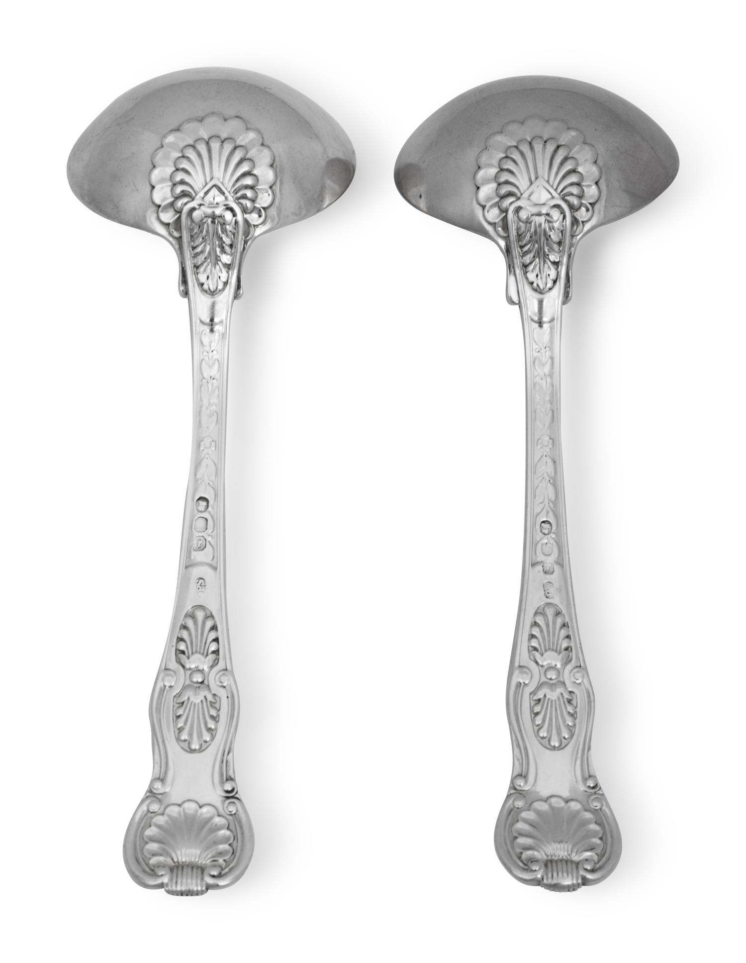 A Pair of Paul Storr Silver Sauce Ladles