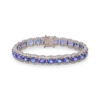 TANZANITE AND DIAMOND BRACELET