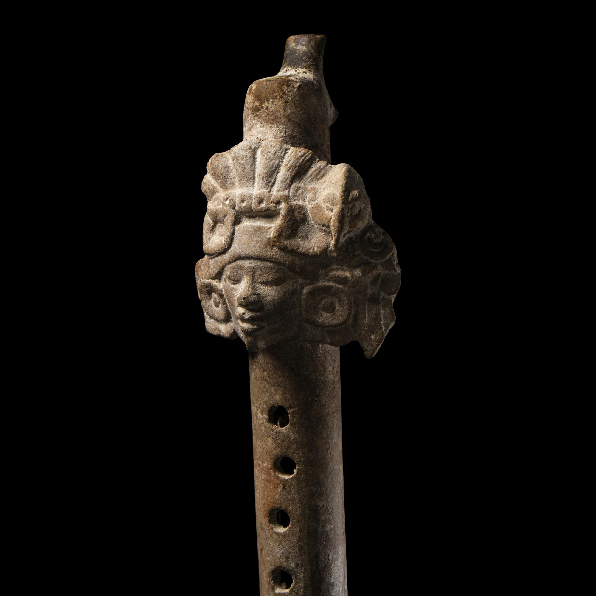 A Maya Terracotta Flute