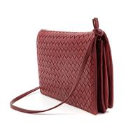 A Bottega Veneta Burgundy Intrecciato Handbag, 1980-2000s