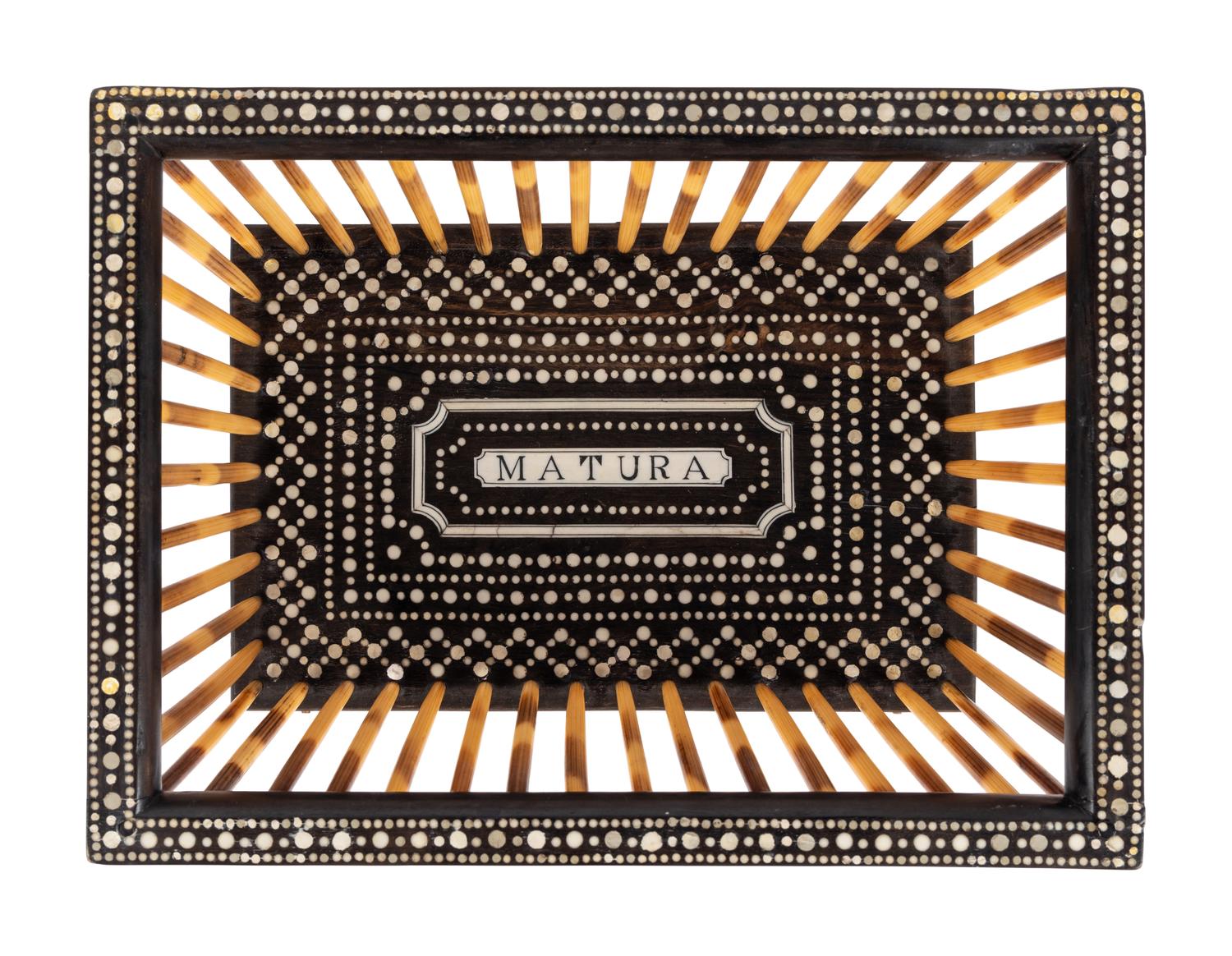 An Anglo-Indian Quill Basket