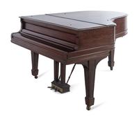 A Steinway & Sons Mahogany Grand Piano
