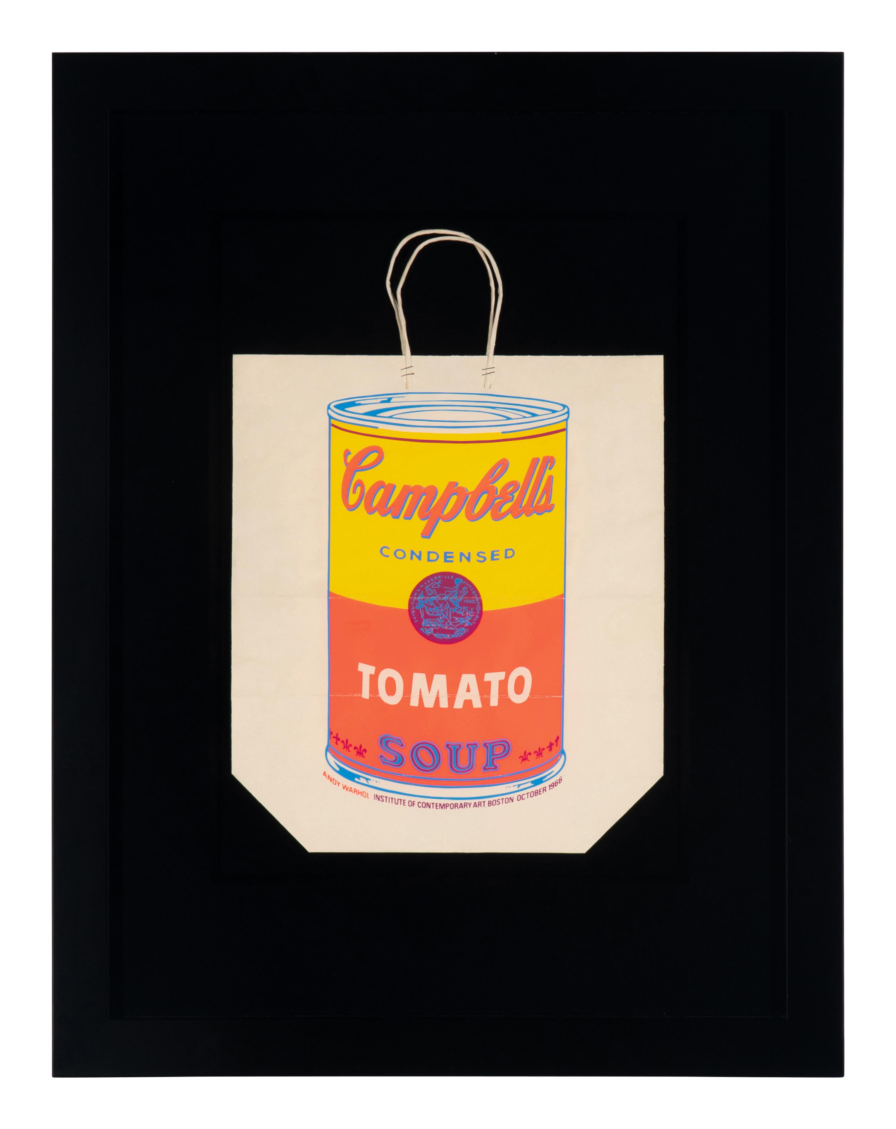 Campbell's Soup Can On Shopping Bag (Tomato) , 1966