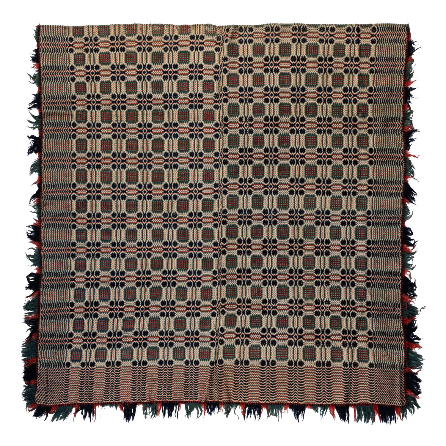 Three Overshot Coverlets