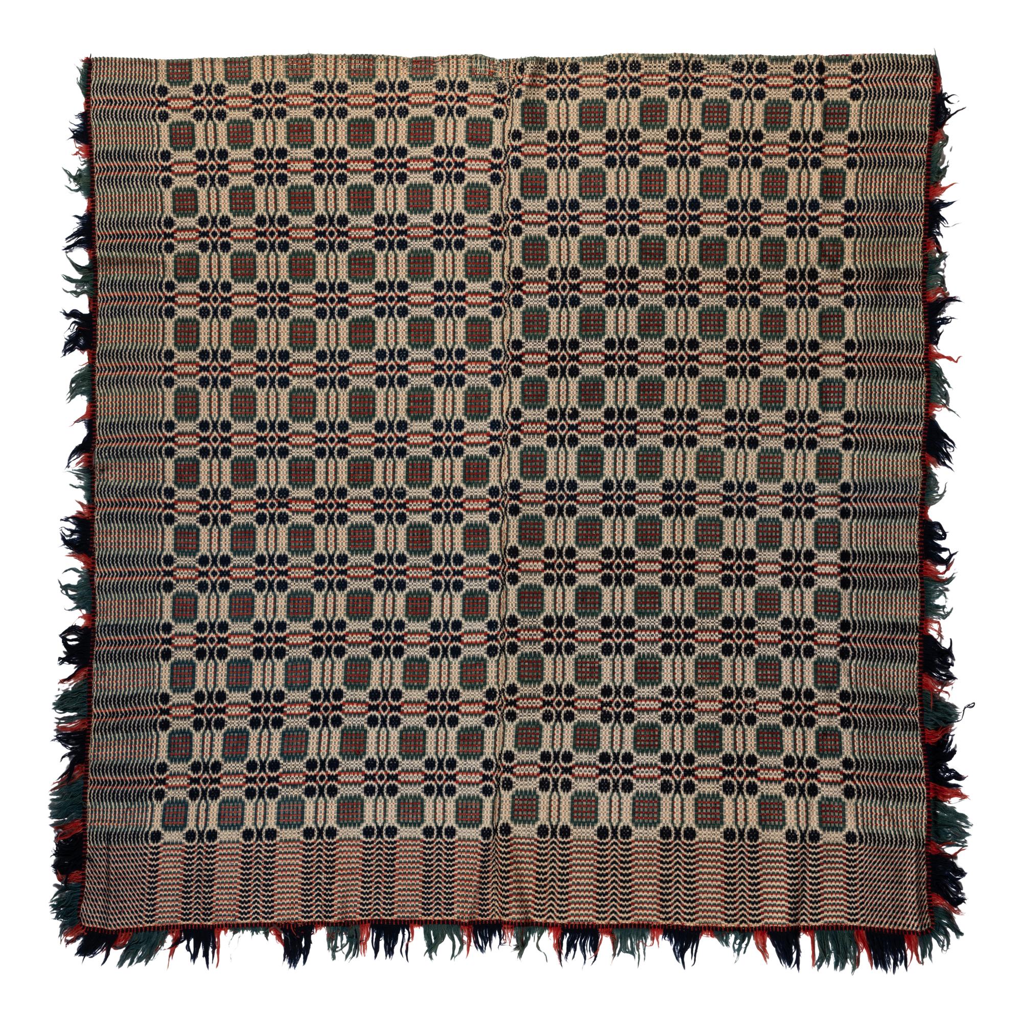 Three Overshot Coverlets