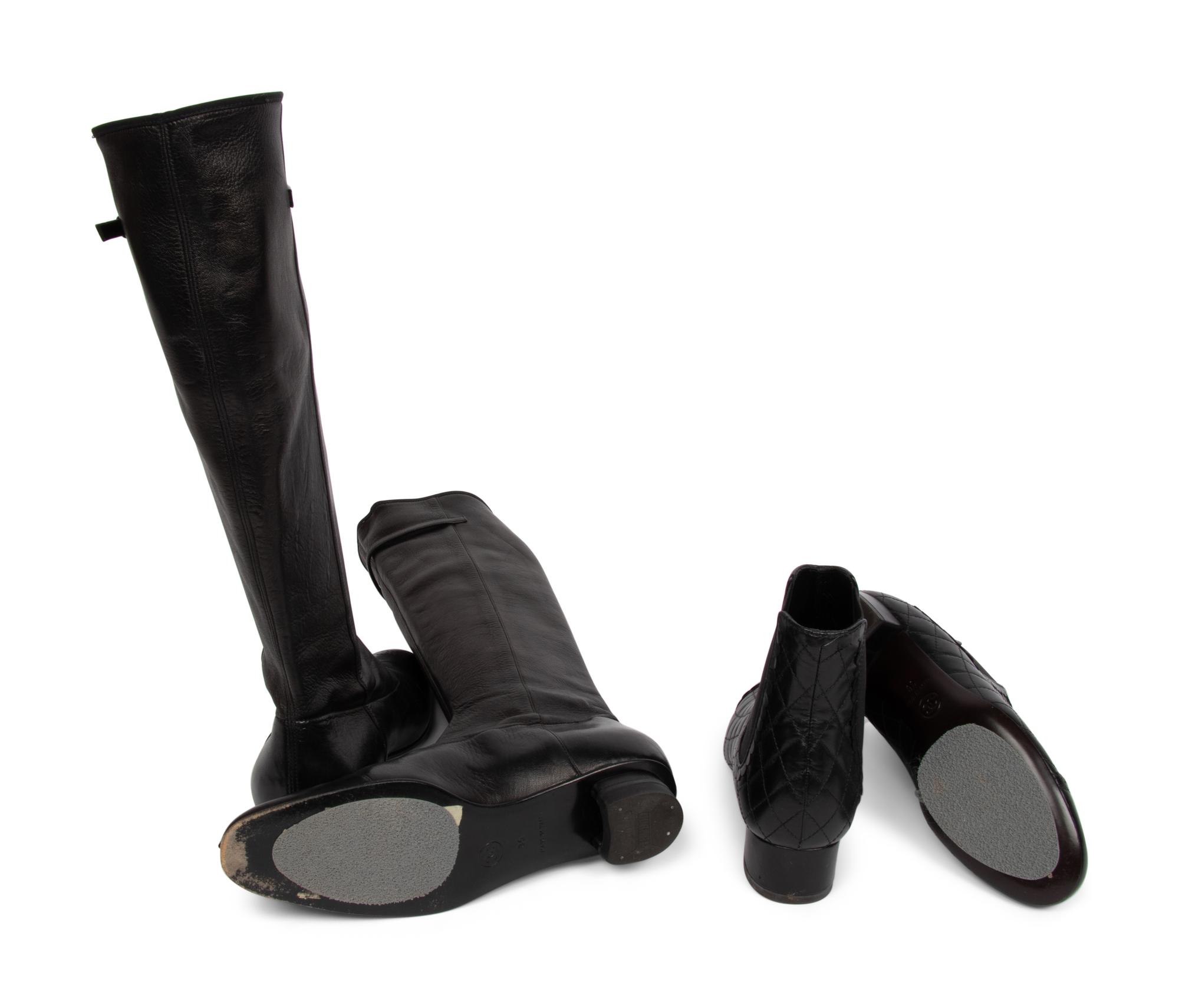 Two Pairs of Chanel Boots, 2010s