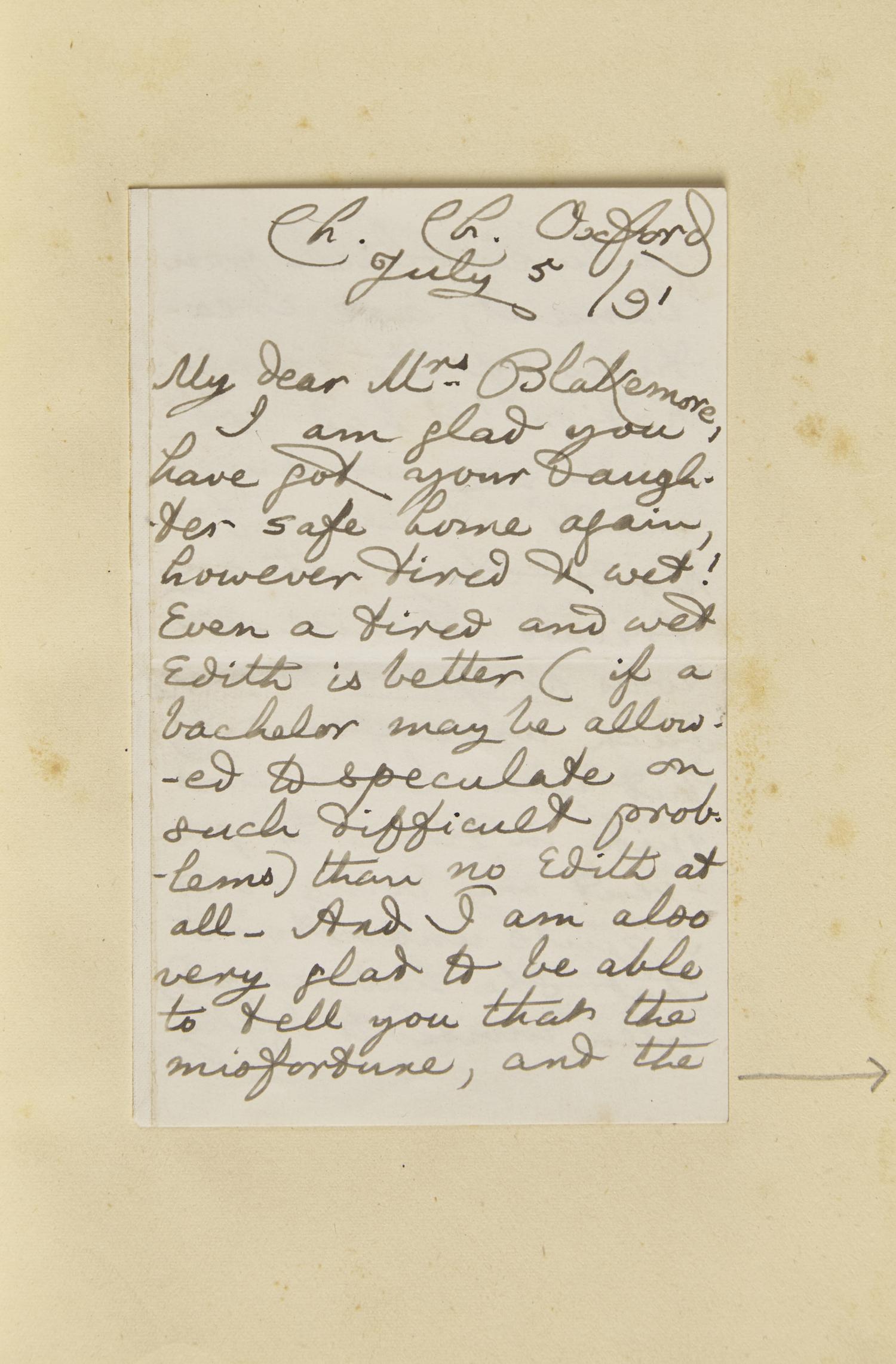 Carroll, Lewis (Charles Lutwidge Dodgson). Group of 8 Autograph Letters, signed