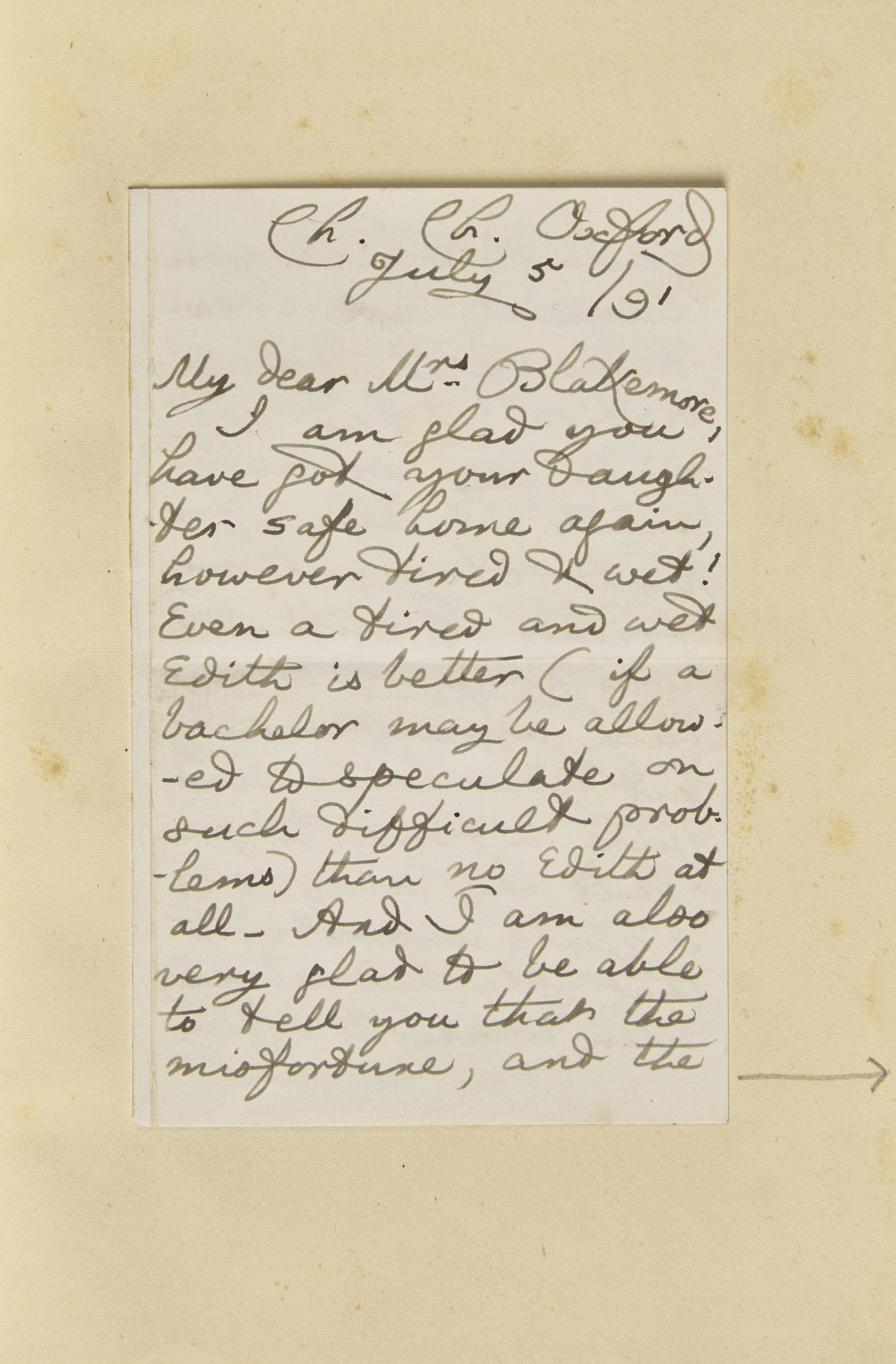 Carroll, Lewis (Charles Lutwidge Dodgson). Group of 8 Autograph Letters, signed