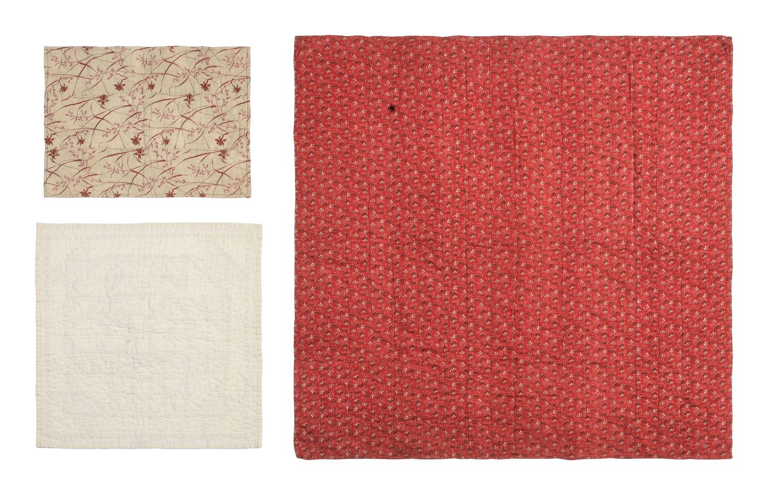 Three Pieced Cotton Crib Quilts