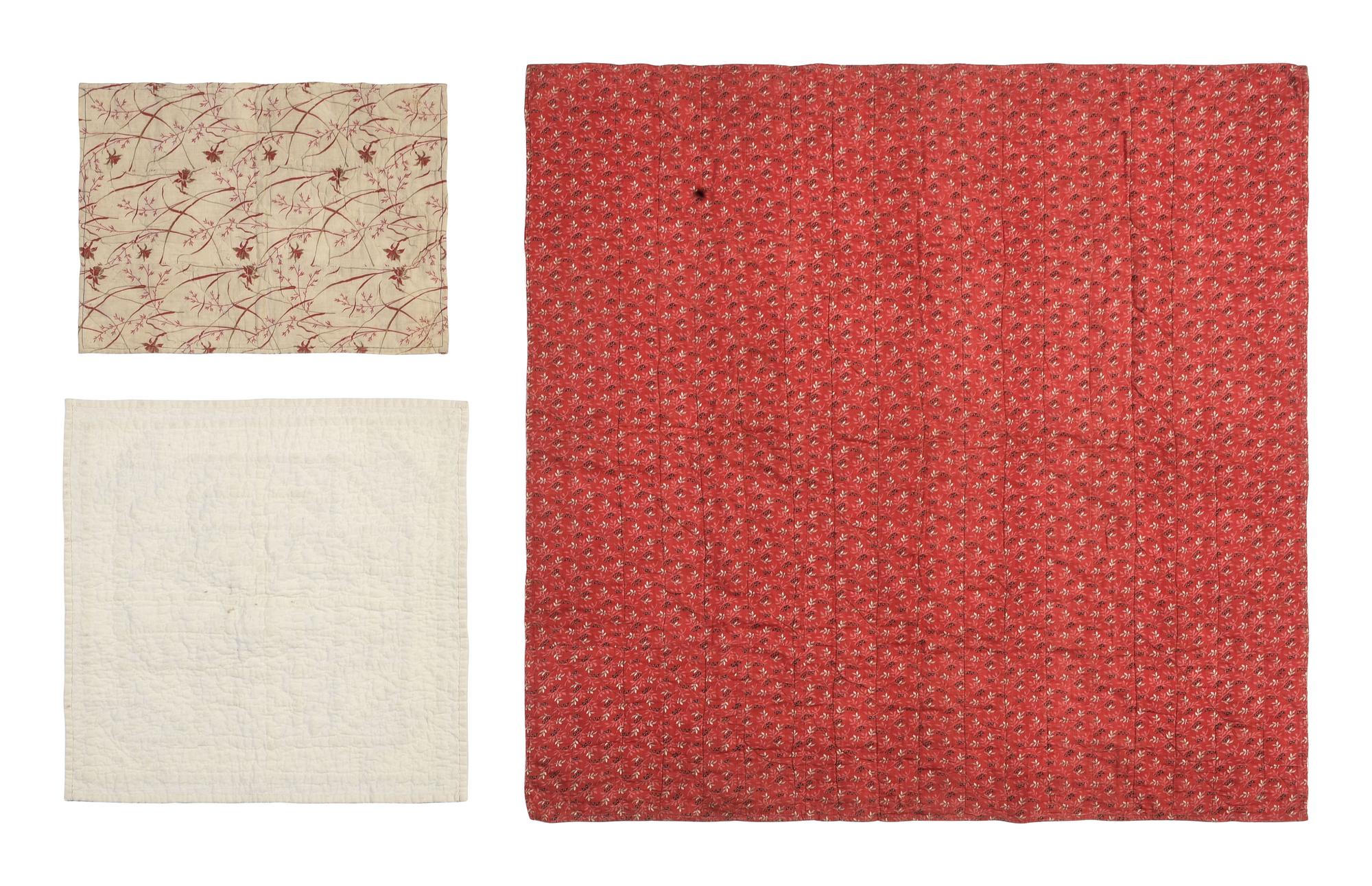 Three Pieced Cotton Crib Quilts