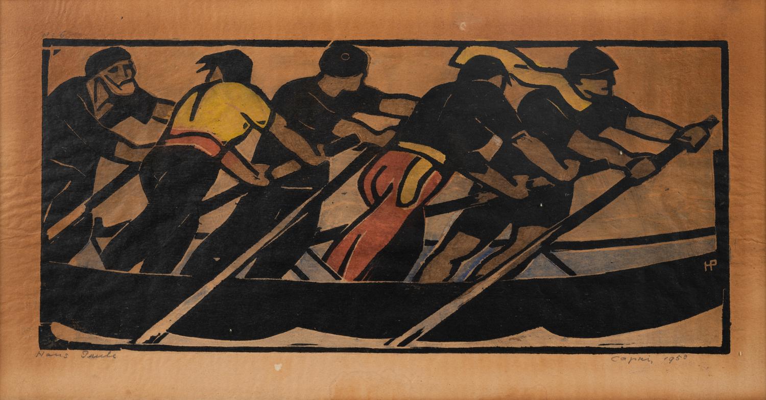 A group of three prints