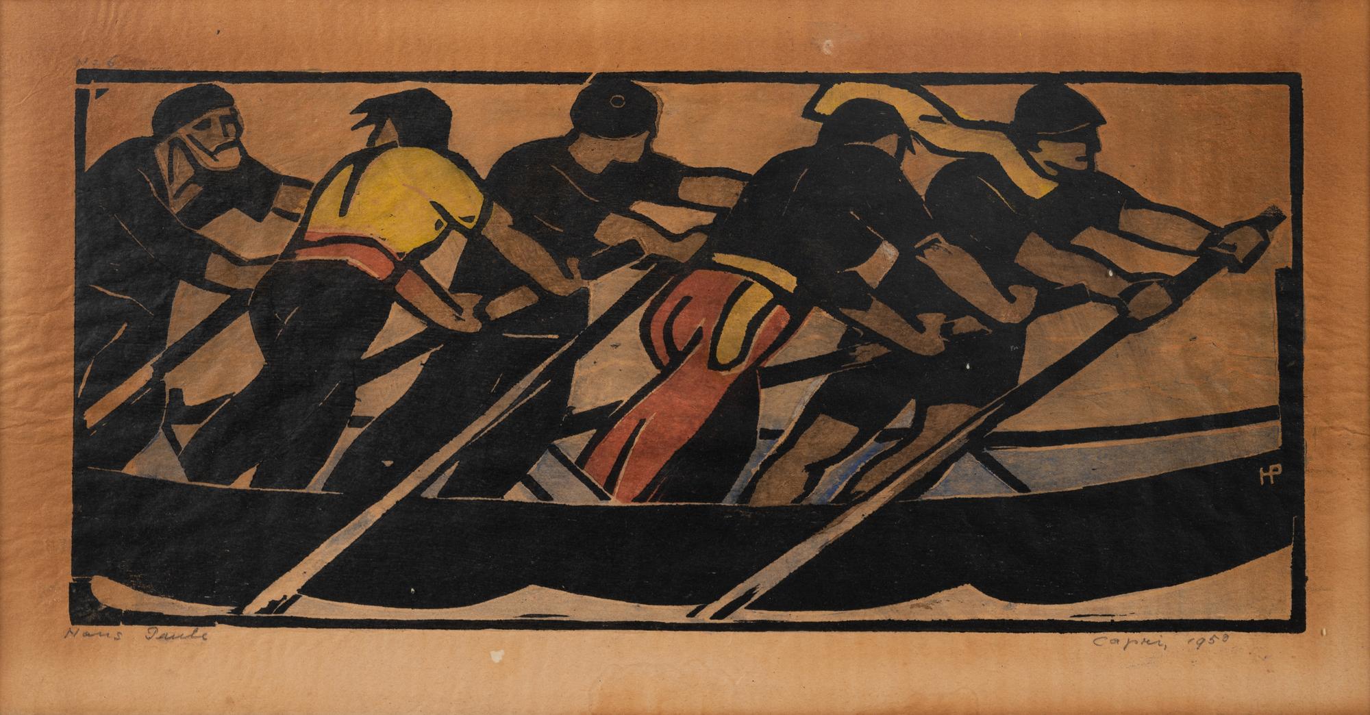 A group of three prints