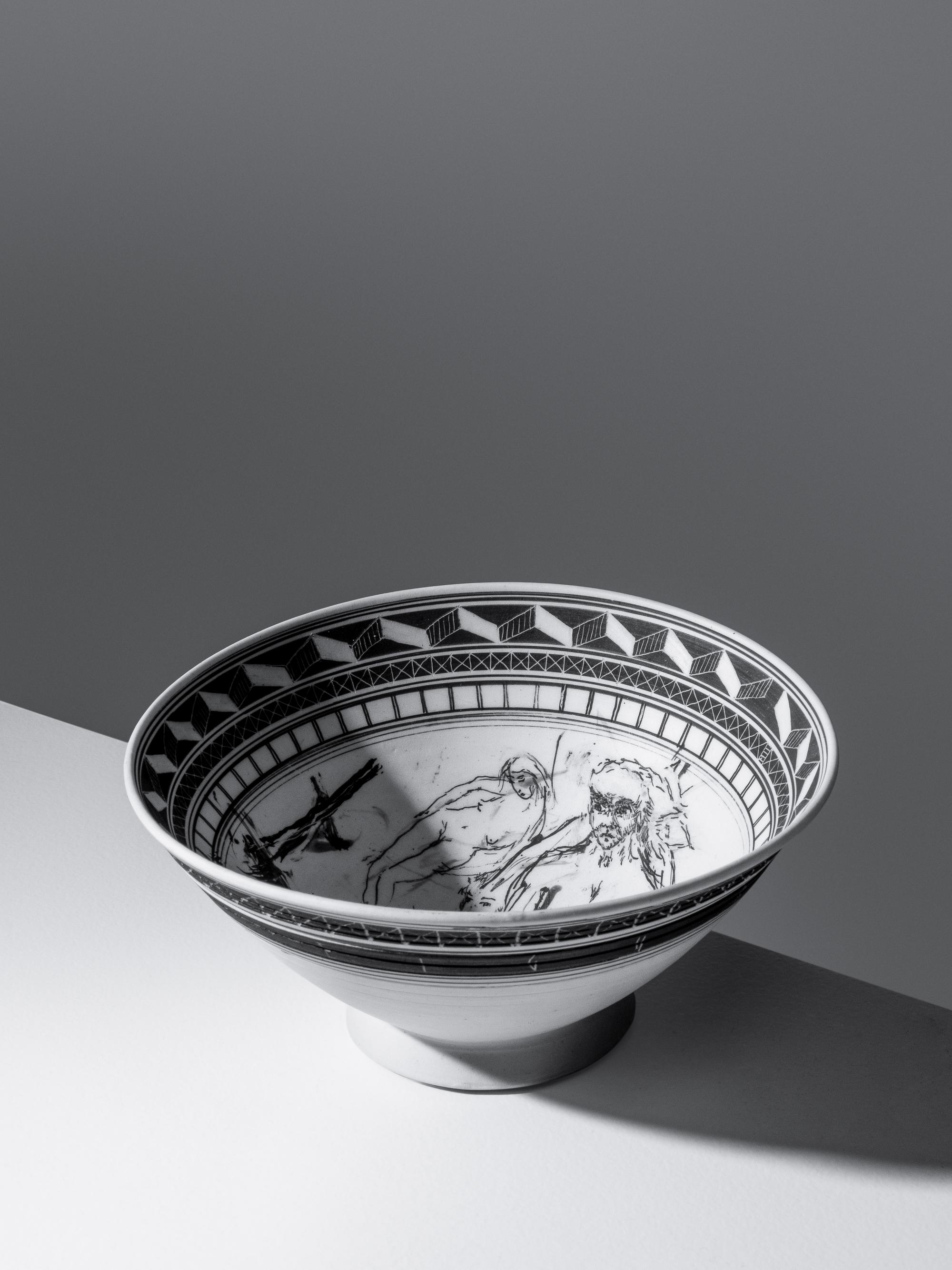 'Figures' Low Bowl, 1991