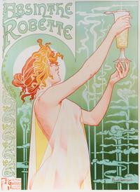 Henri Privat-Livemont, (Belgian, 1861-1936), Absinthe Robette, 1896