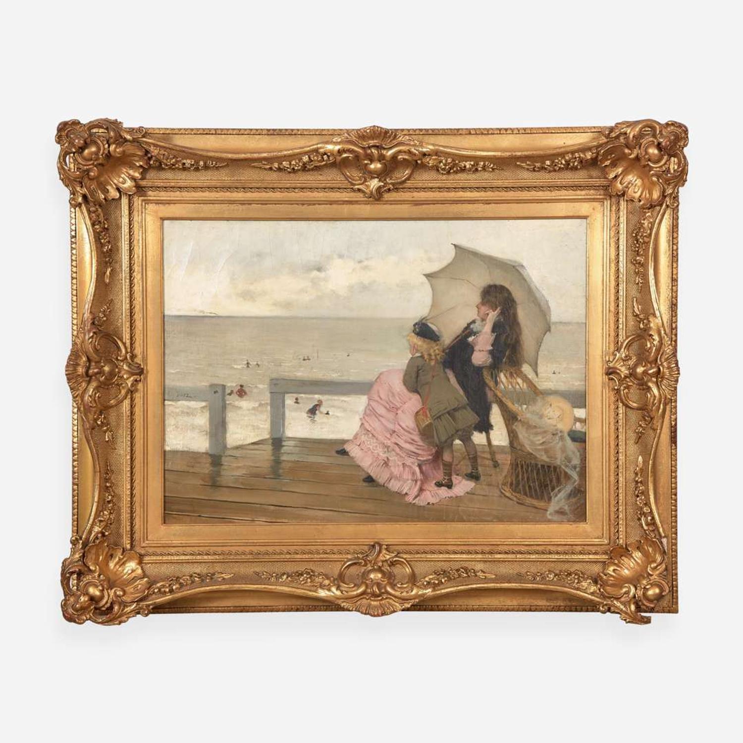 Ernest-Ange Duez (French, 1843–1896) Bord de Mer