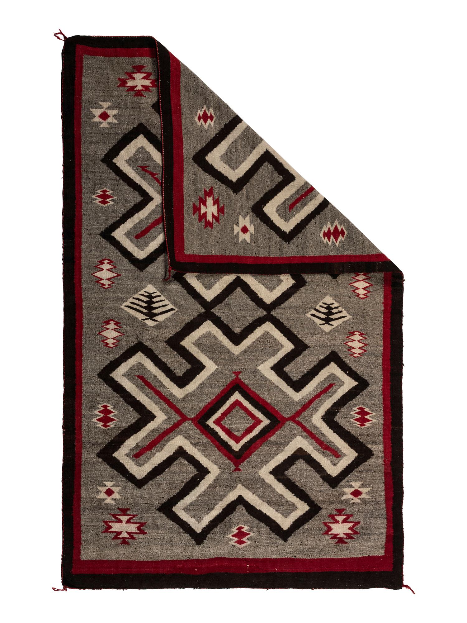 Navajo Crystal Pattern Weaving / Rug
