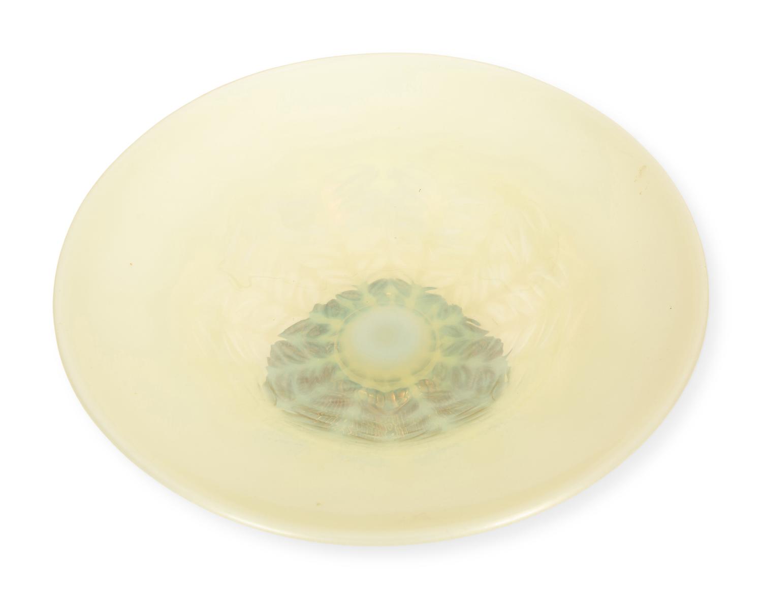 A Louis C. Tiffany Furnaces Favrile Glass and Gilt Bronze Fruit Stand