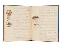 [CHEMISTRY -- MANUSCRIPTS]. A group of 4 notebooks of student’s lecture notes, comprising: