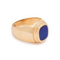 YELLOW GOLD AND LAPIS LAZULI RING