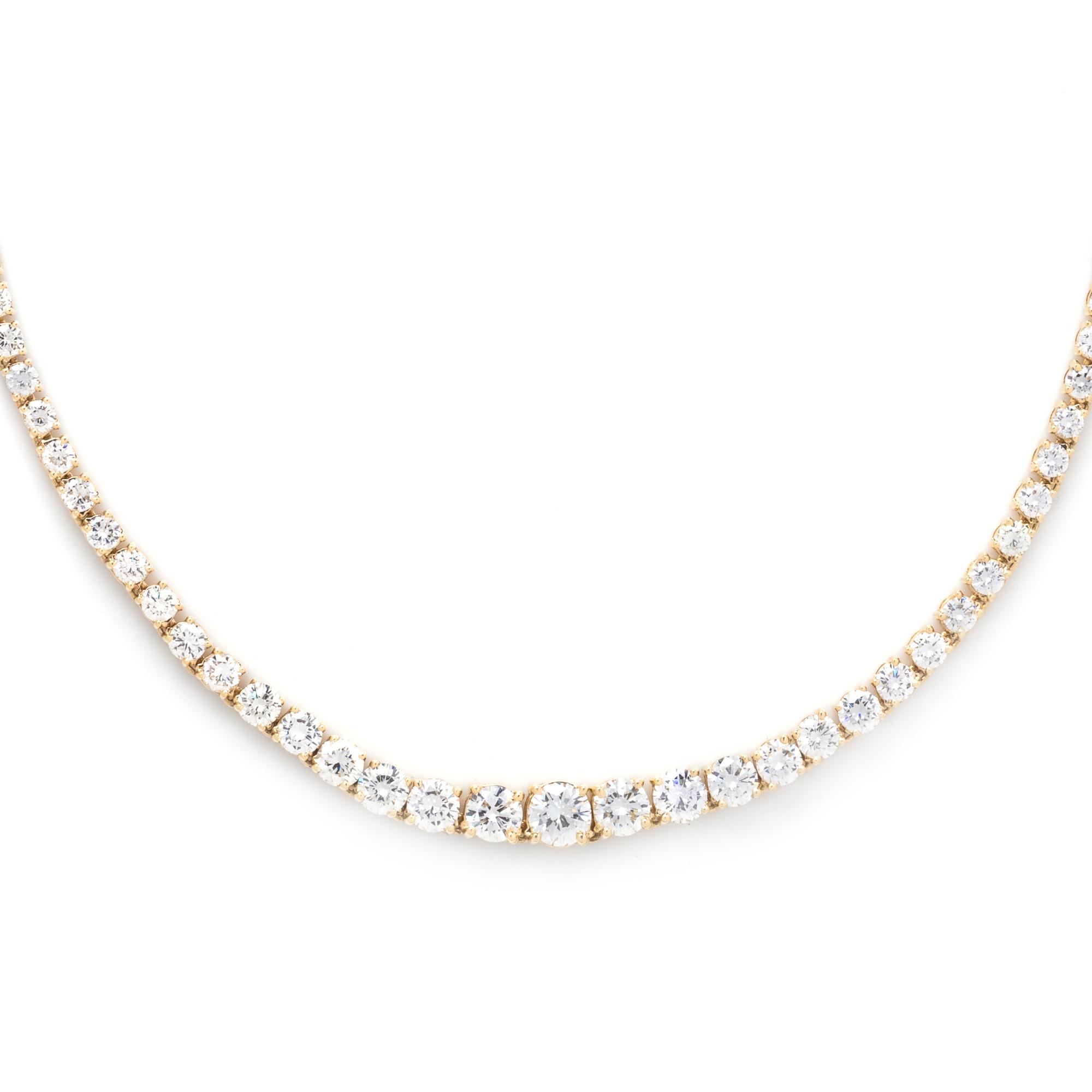 DIAMOND RIVIÈRE NECKLACE