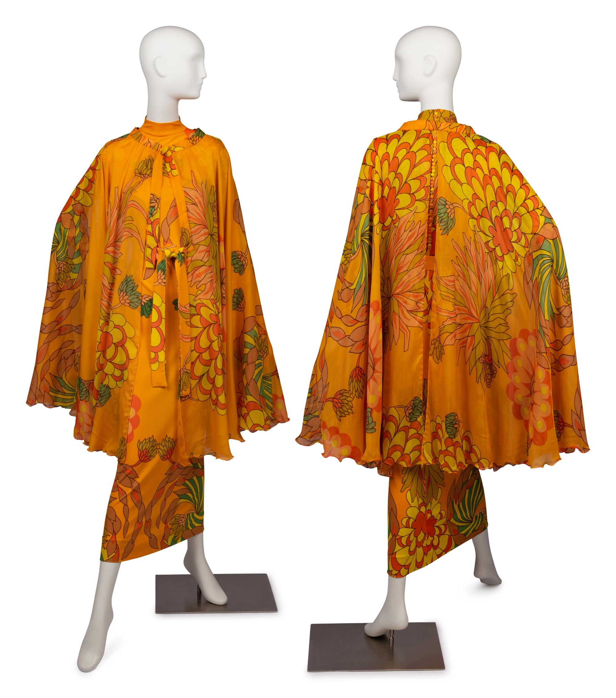 Two La Mendola Dresses, Including the "Magic Dress", 1970s