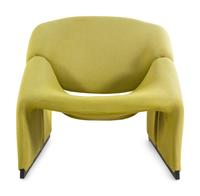 Concorde Lounge Chair and Model 598 Lounge Chair, together with an Olivier Mourgue Ottoman, Artifort, France / Netherlands
